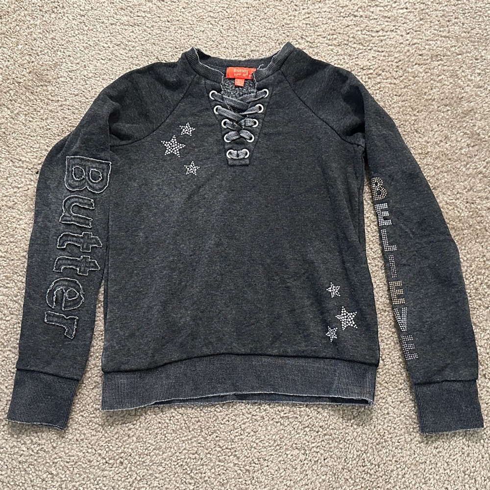 Butter sweatshirt girls Small